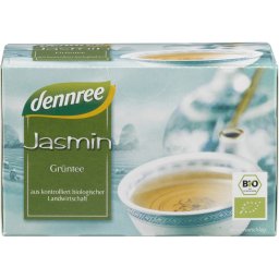 Ceai verde jasmin x 20 plicuri bio 30g Dennree