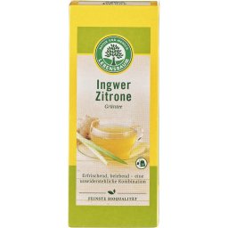 Ceai verde cu ghimbir si lamaie x20 plicuri bio 40g Lebensbaum