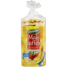 Rondele din porumb expandat cu sare fara gluten bio 120g Dennree