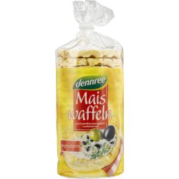Rondele din porumb expandat fara sare fara gluten bio 120g Dennree