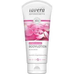 Lotiune de corp pentru rasfat cu trandafir salbatic Lavera