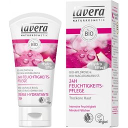 Crema hidratanta 24h cu trandafir salbatic Lavera