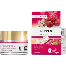 Crema de zi cu merisor si ulei de argan Lavera