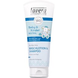 Sampon si gel de dus sensitiv pentru copii 200ml Lavera