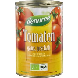 Tomate cojite in sos de rosii in doza bio 400g Dennree