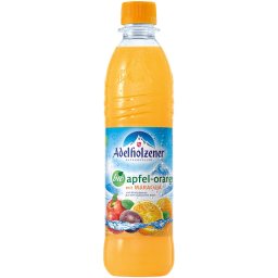 Bautura carbogazoasa cu portocale si maracuja bio 500ml Adelholzener