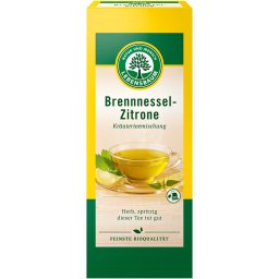 Ceai de urzica si lamaie x20 plicuri bio 30g Lebensbaum