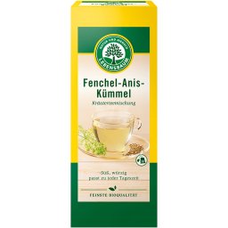 Ceai cu fenicul, anason si chimen x20 plicuri bio 50g Lebensbaum