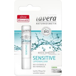Balsam de buze sensitiv cu jojoba si migdale bio 4,5g Lavera