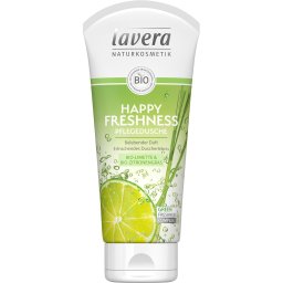 Gel de dus happy freshness cu lime si lemongrass bio 200ml Lavera