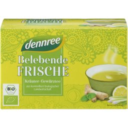 Ceai proaspat si revigorant 20 plicuri bio 40g Dennree