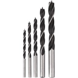 Set 5 burghie pentru lemn, 4-10 mm, Richmann