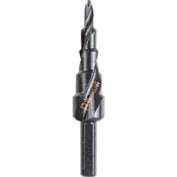 Burghiu pentru metal, in trepte, nitrura de titan, spiralat 4-12 mm, Richmann Exclusive
