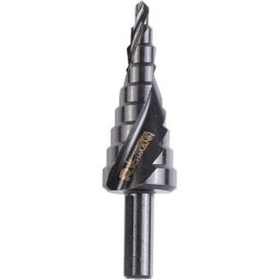 Burghiu pentru metal, in trepte, nitrura de titan, spiralat, 4-20 mm, Richmann Exclusive