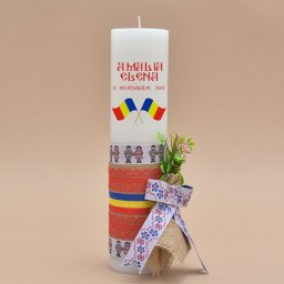 Lumanare de botez traditional