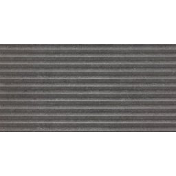 Faianta rectificata Abitare, Stripe Trust Black 60x30 cm -FAST300600