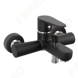 Baterie Ferro Algeo Cada/Dus, Negru Mat