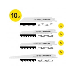 Set panze de taiere pentru lemn/metal/plastic Trotec, 10 bucati