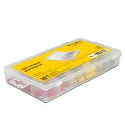 Set 170 buc conectori/papuci culori asortate, Delock 86513