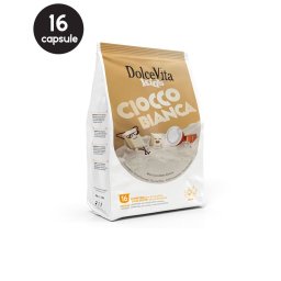 16 Capsule DolceVita Ciocco Bianca - Compatibile Dolce Gusto