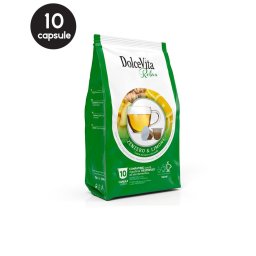 10 Capsule DolceVita Ceai Ghimbir si Lamaie - Compatibile Nespresso