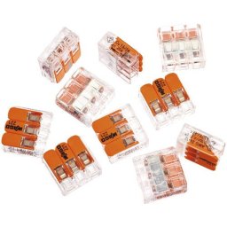 Cleme legaturi rapide cabluri Wago 221-412 3x max. 4 mm², 10 bucati