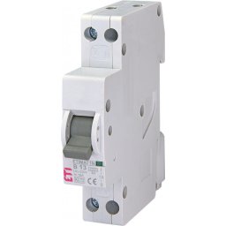 Siguranta automata ETI, 13A, 1P+N, curba declansare B, curent de rupere 6kA