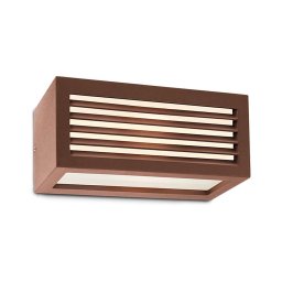 Redo 9899 - Aplică perete exterior BRICK 1xE27/23W/230V IP54 maro