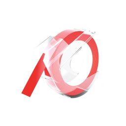Etichete embosabile 3D compatibile DYMO Omega 9 mm rosu pentru organizare acasa si identificare vizibila 520102