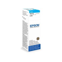 Cartus cerneala Epson T67324, cyan, capacitate 70ml, pentru Epson L800