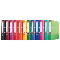 Biblioraft plastifiat ingust 5 cm Daco Roz