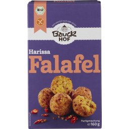 Falafel harissa cu ardei si chili bio 160g BauckHof