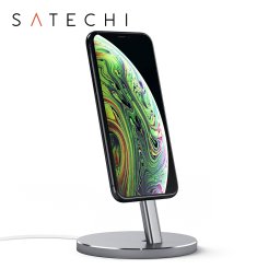 Stand incarcare Satechi pentru iPhone, Aluminiu, gri