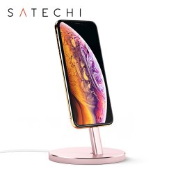 Stand incarcare Satechi pentru iPhone, Aluminiu, roz