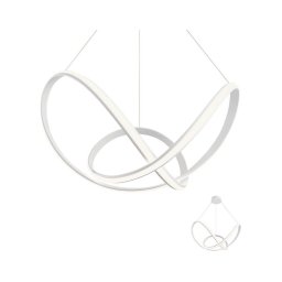 Lustră LED pe cablu Redo 01-1784 pe cablu NUCLEO LED/55W/230V alb