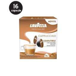 16 (8+8) Capsule Lavazza Cappuccino - Compatibile Dolce Gusto