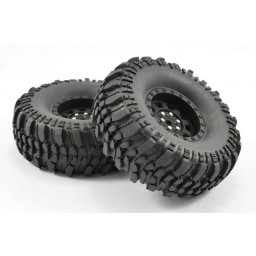 Set roti crawler Fastrax ROCKO 1.9" 110mm super-soft, jante negre