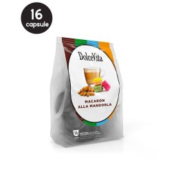 16 Capsule DolceVita Macaron Alla Mandorla - Compatibile Dolce Gusto
