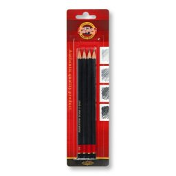 Set 4 creioane grafit profesionale KOH-I-NOOR