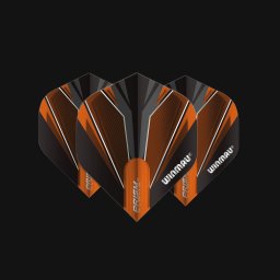 FLUTURASI WINMAU ALPHA BLACK & ORANGE