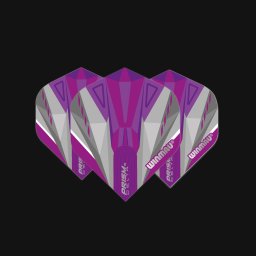 FLUTURASI WINMAU Prism Delta Purple & White