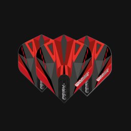 FLUTURASI WINMAU Prism Delta Black & Red