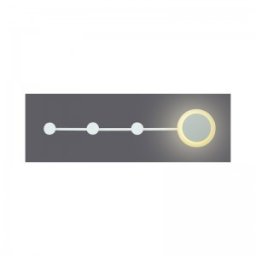 Aplica si cuier de perete ZM71LEDW70WH 7W