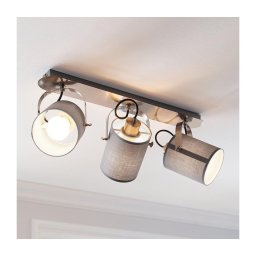 Eglo 98141 - Plafonieră cu spoturi VILLABATE 3xE27/10W/230V