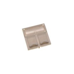 Modul unghiular 45x45 pentru 2 porturi Snap-In alb LANmark