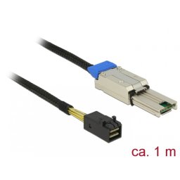 Cablu Mini SAS HD SFF-8088 la Mini SAS HD SFF-8643 1m, Delock 83620
