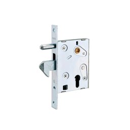 Broasca poarta exterior, 64 x 72 mm, cu carlig si bolt ghidaj, zincat, THIRARD
