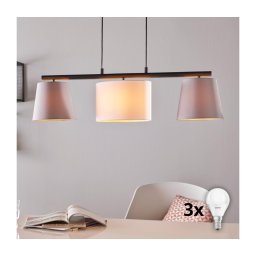 Eglo 98587 - Lustră LED suspendată pe cablu ALMEIDA 3xE14/25W/230V