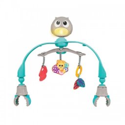 Arcada muzicala pentru carucior sau patut Owl, cu lumini si carusel