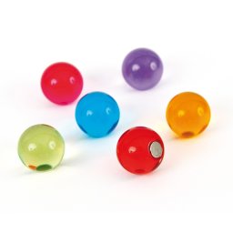 Magnet utilitar - minge colorata - Bolla (6 buc set)